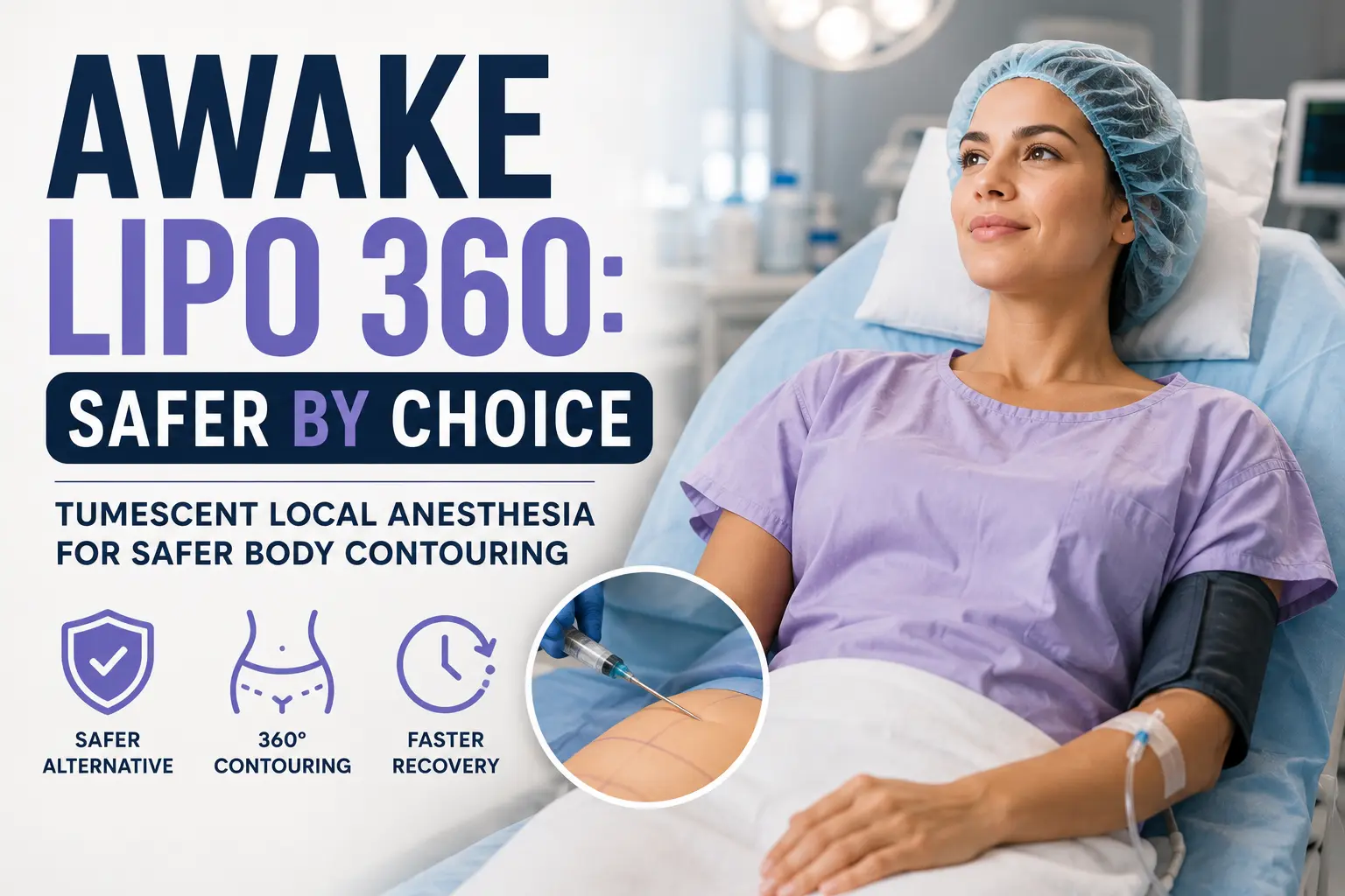 Awake Lipo 360: Why Tumescent Local Anesthesia is the Safest Option