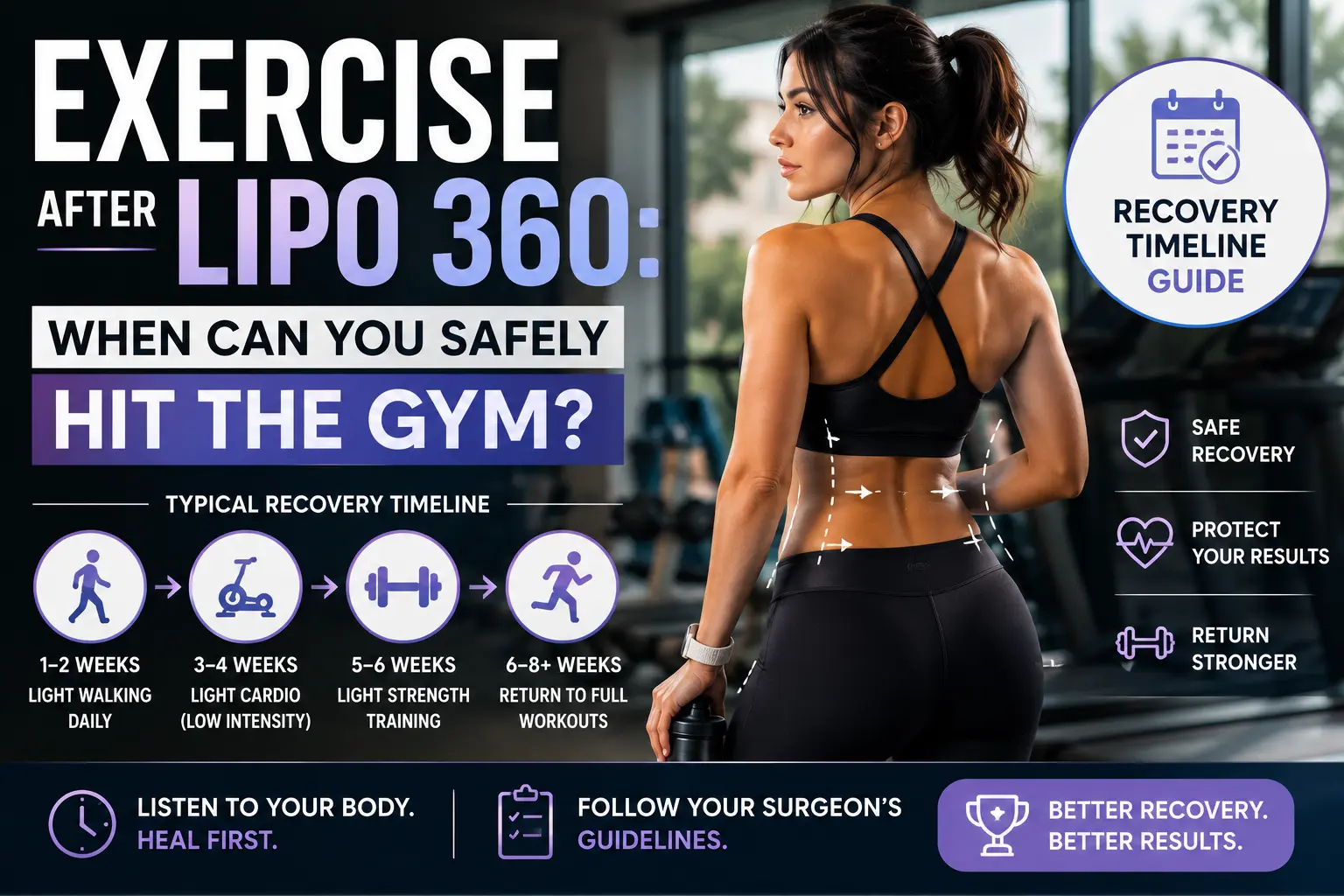 Exercise After Lipo 360: When Can You Safely Hit the Gym?