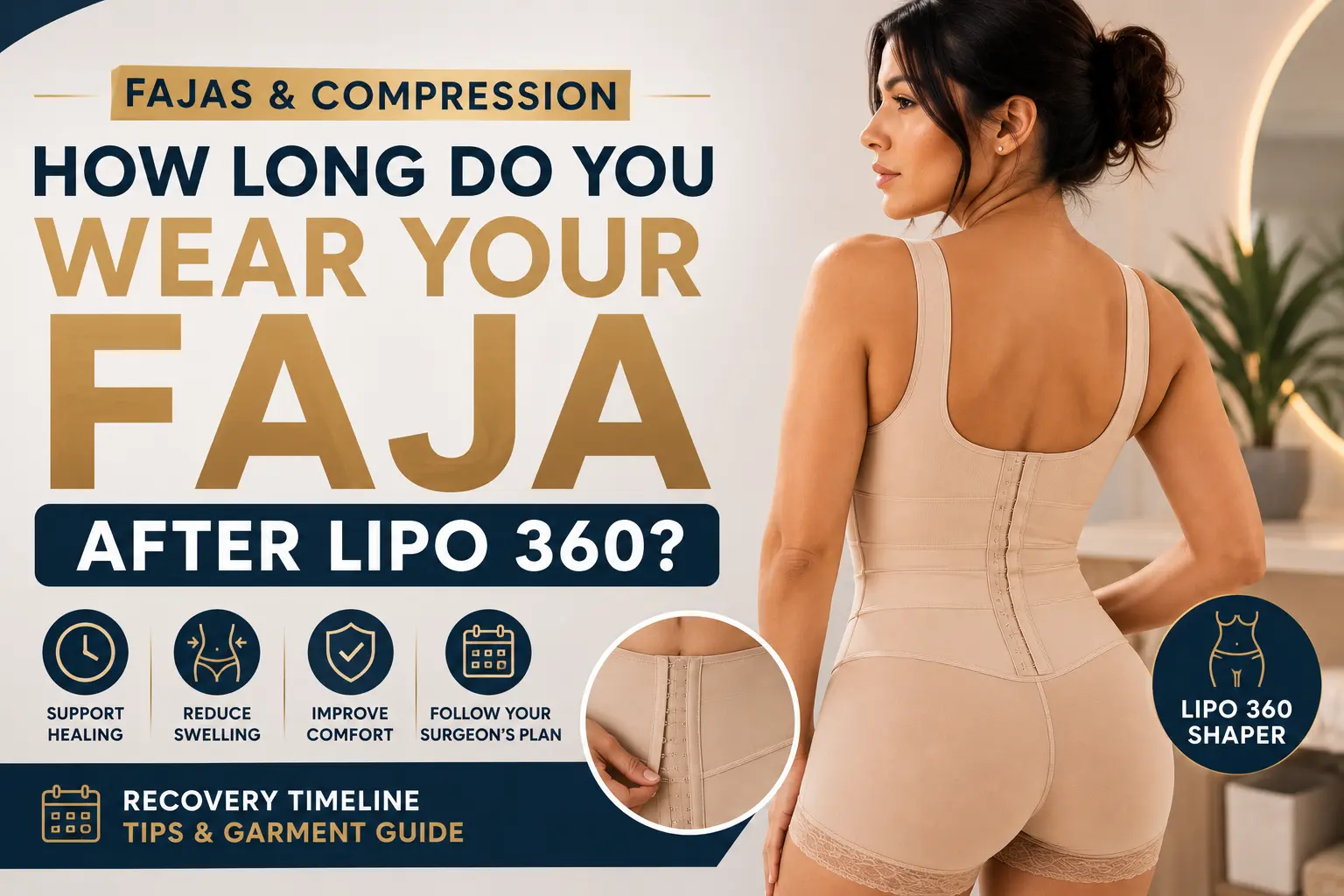 Fajas & Compression: How Long Do You Wear Your Faja After Lipo 360?