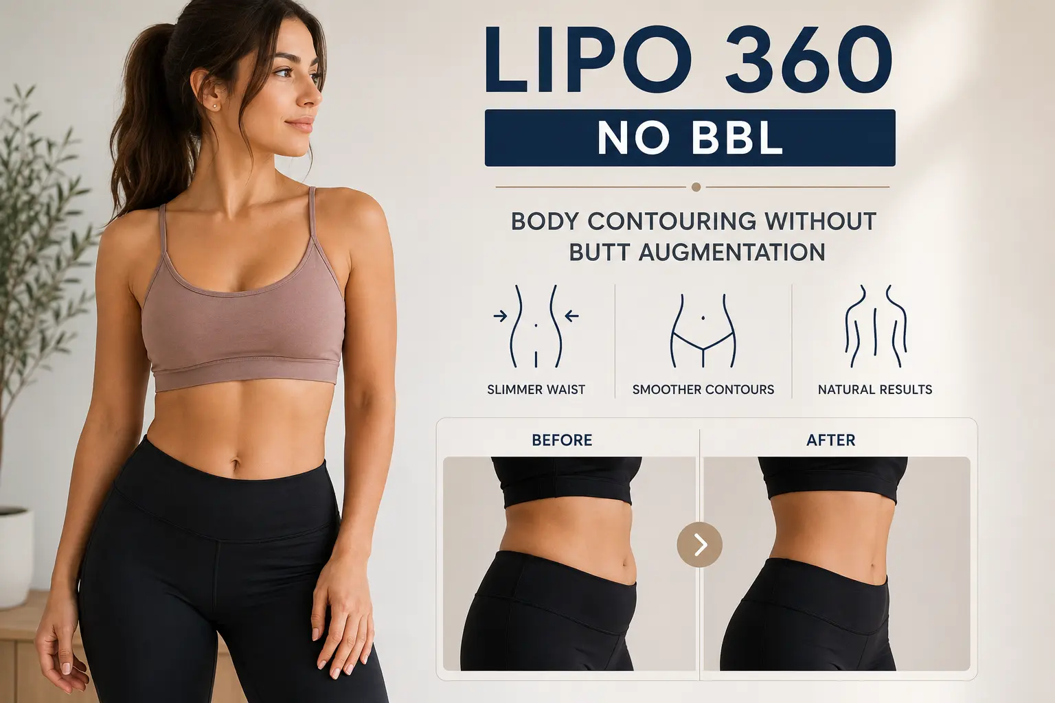 Get Lipo 360 No BBL: Body Contouring Without Butt Augmentation